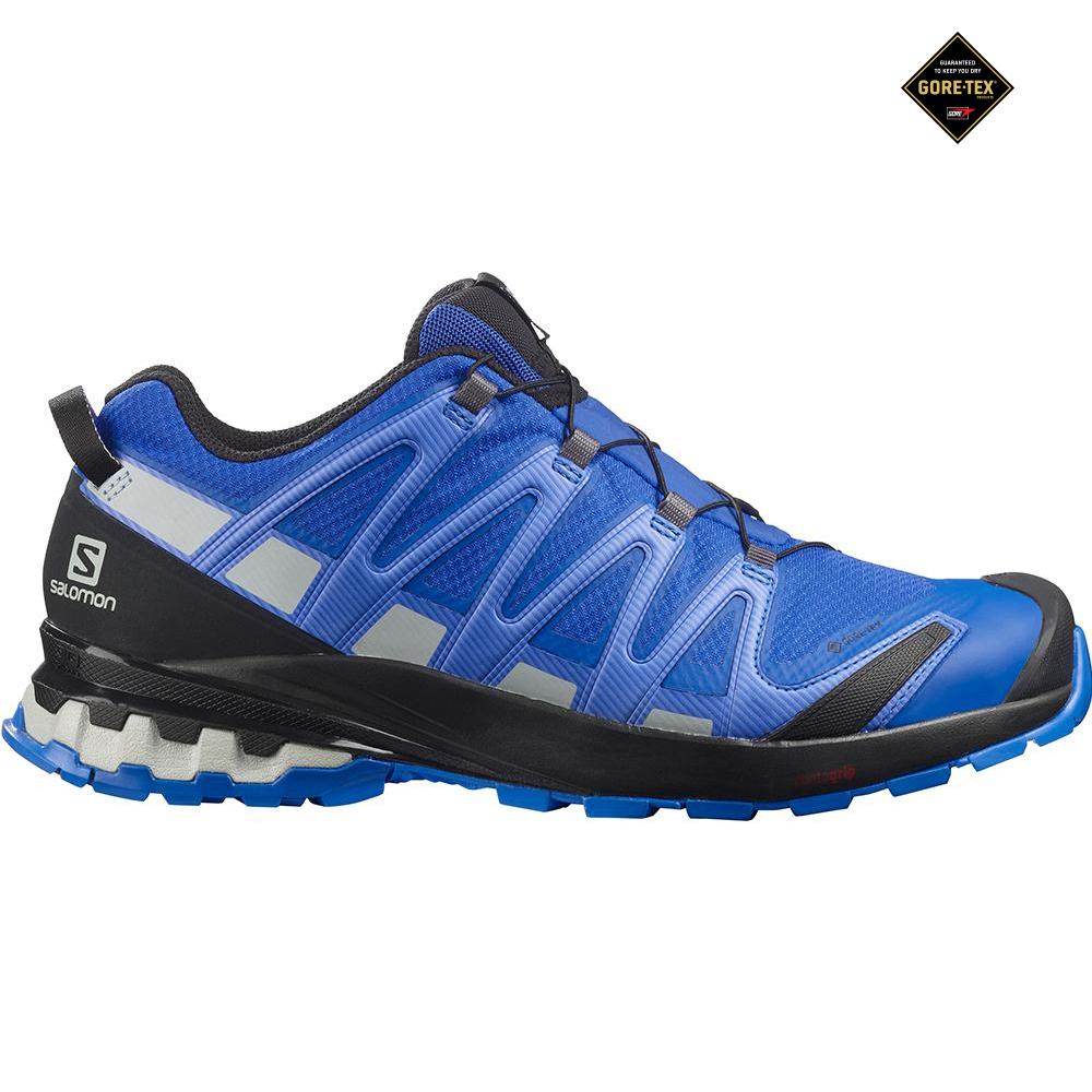 SALOMON XA PRO 3D V8 GORE-TEX Philippines - Men's Trail Running Shoes - Navy | 961302-BSQ